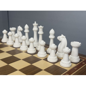 Шахматы подарочные в ларце с фигурами из мрамора