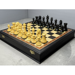 Шахматы подарочные эксклюзивные с фигурами из самшита
