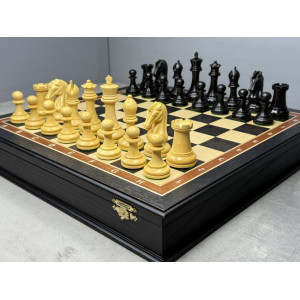 Шахматы подарочные эксклюзивные с фигурами из самшита