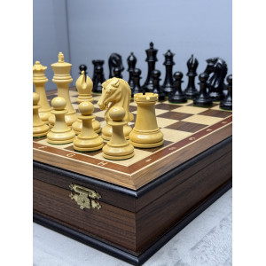 Шахматы подарочные эксклюзивные с фигурами из самшита
