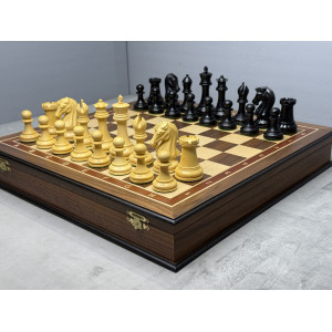 Шахматы подарочные эксклюзивные с фигурами из самшита