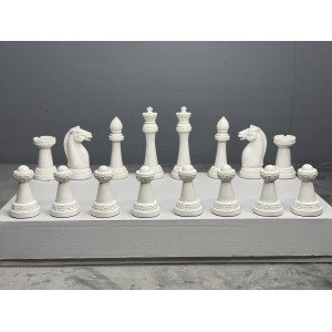 Шахматные фигуры из мрамора "Стаунтон"