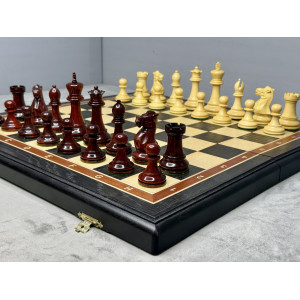 Шахматы подарочные большие с фигурами из самшита